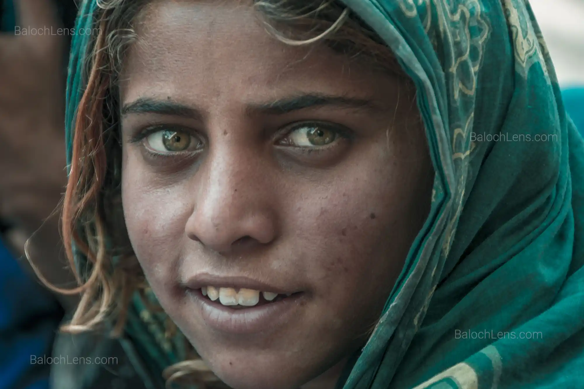 Baloch Psycho girl with beautiful Eyes, she is badly treated by her Cold-Blooded Brothers